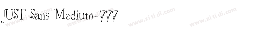 JUST Sans Medium字体转换